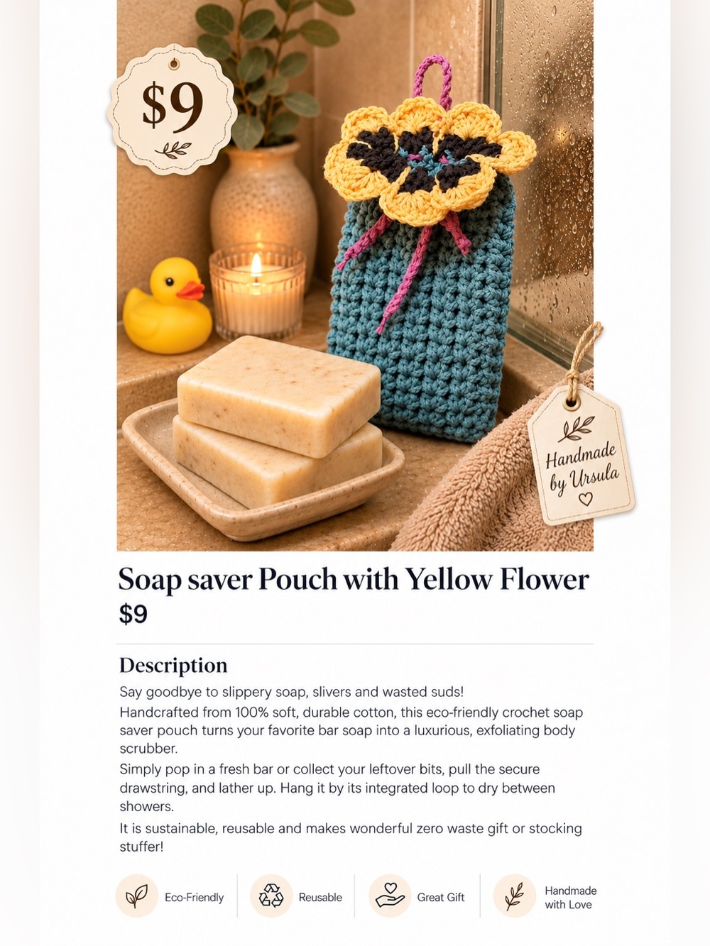 Soap saver Pouch